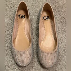 GB by Gianni Bini Women’s 9 Pink Marble Star Brite Ballerina Flats - EUC